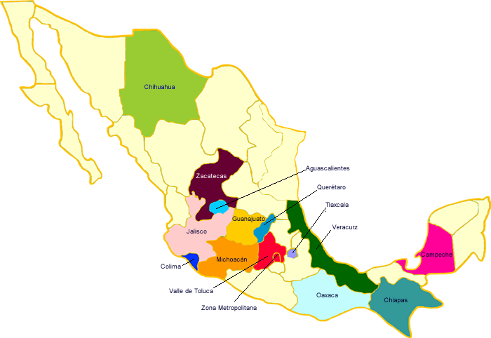 Mapa Productores
