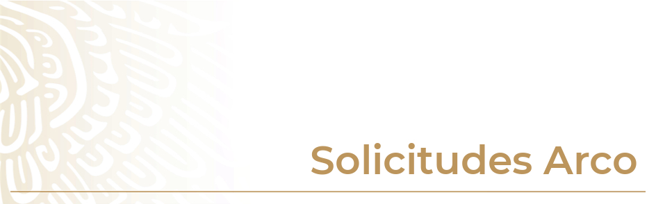Solicitudes ARCO